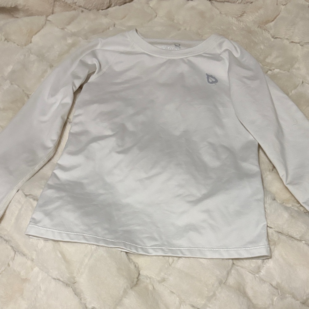 Baleaf Kids White Long Sleeve Tee
